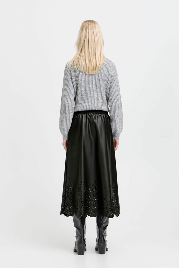 B-Young BYDENSIO SKIRT - Meteorite - Black