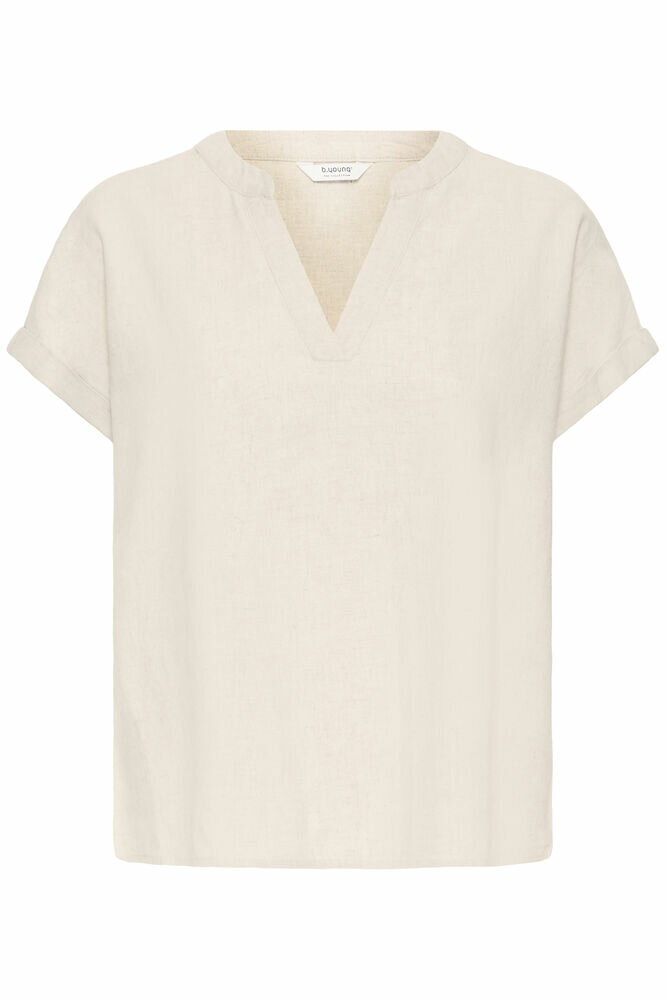 B-Young BYFALAKKA V BLOUSE 2 I Rainy Day Melange - Nature