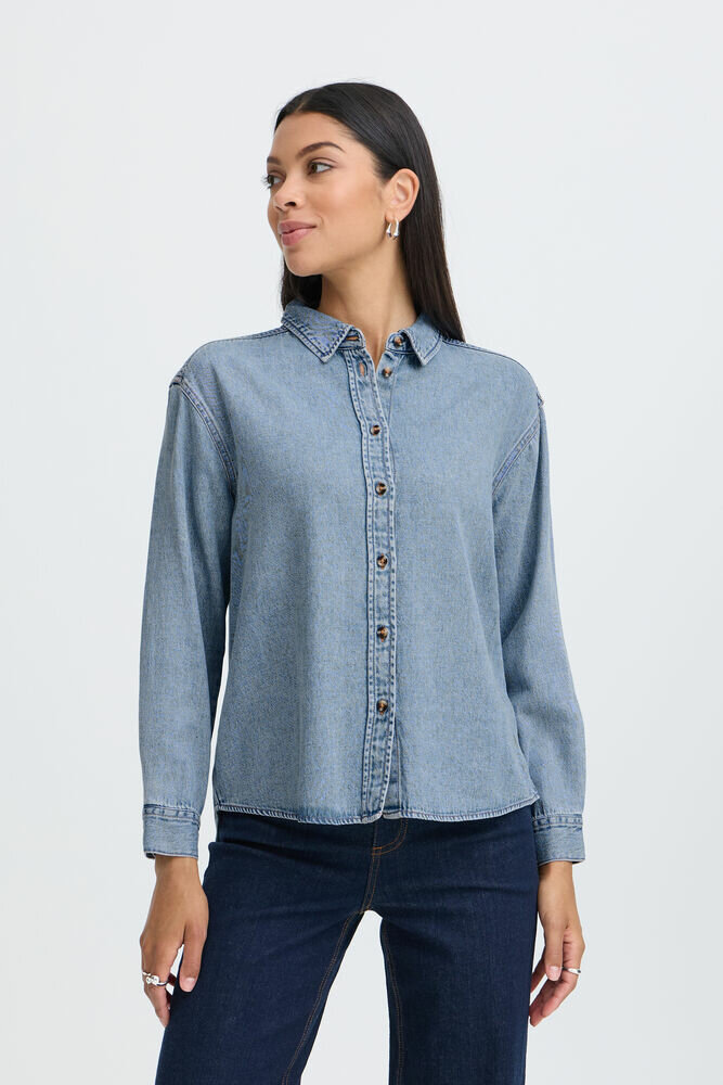 B-Young Bylevena Shirt | Light Blue Denim