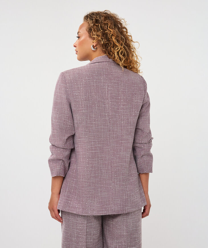 EsQualo Blazer Fancy Strass | Pied-de-poule
