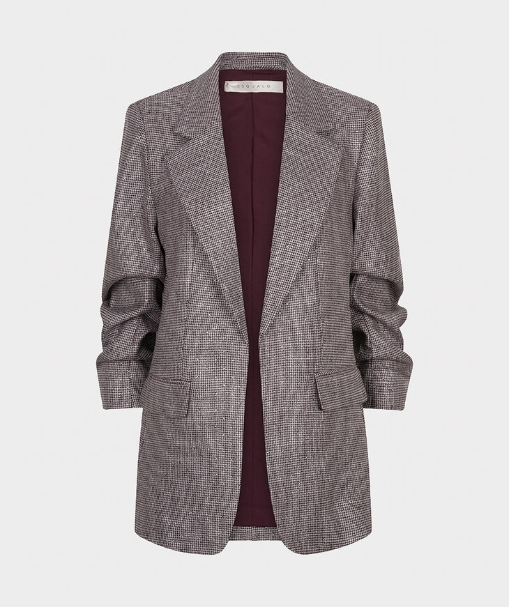 EsQualo Blazer Fancy Strass | Pied-de-poule