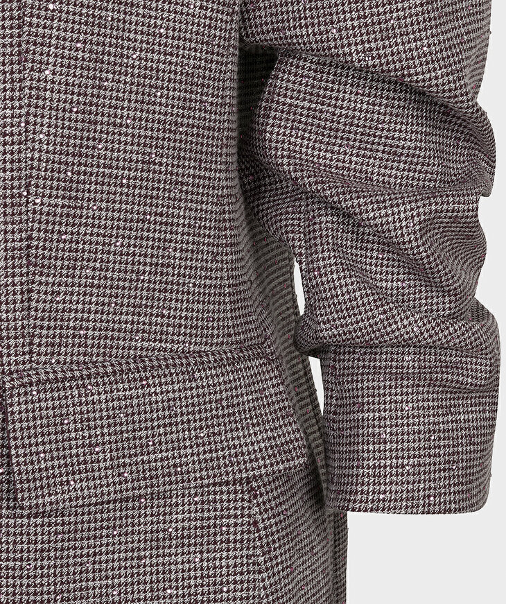 EsQualo Blazer Fancy Strass | Pied-de-poule