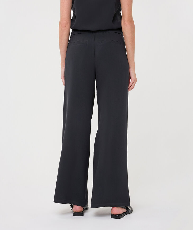 EsQualo Trousers Wide Acetate | Wijde Broek