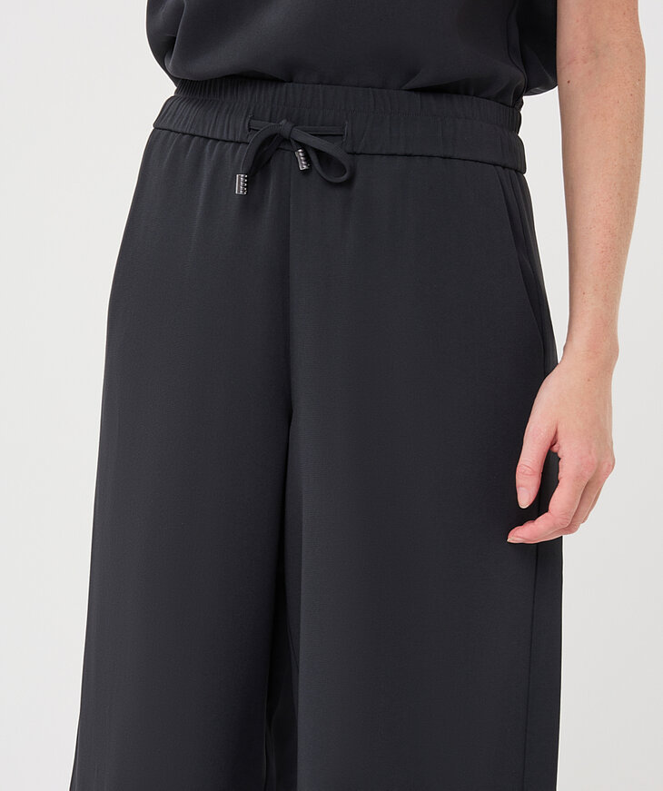 EsQualo Trousers Wide Acetate | Wijde Broek