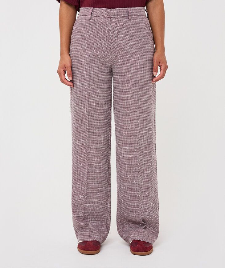 EsQualo Trousers Fancy Strass | Pied-de-poule