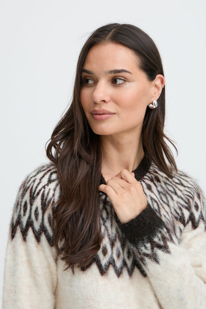 B-Young Fair Island Knit | Birch Java