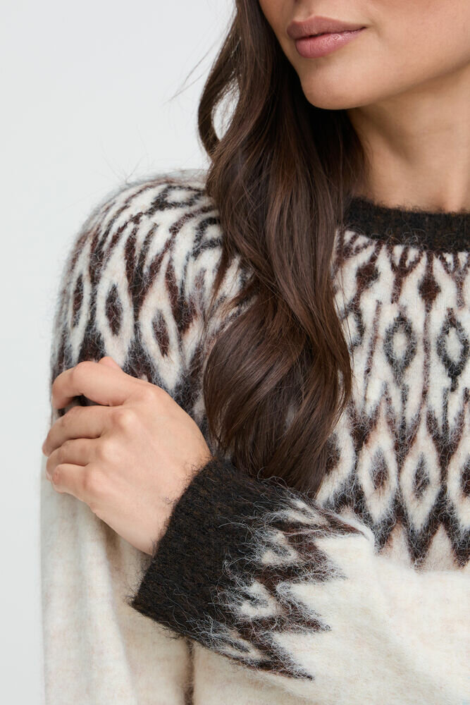 B-Young Fair Island Knit | Birch Java