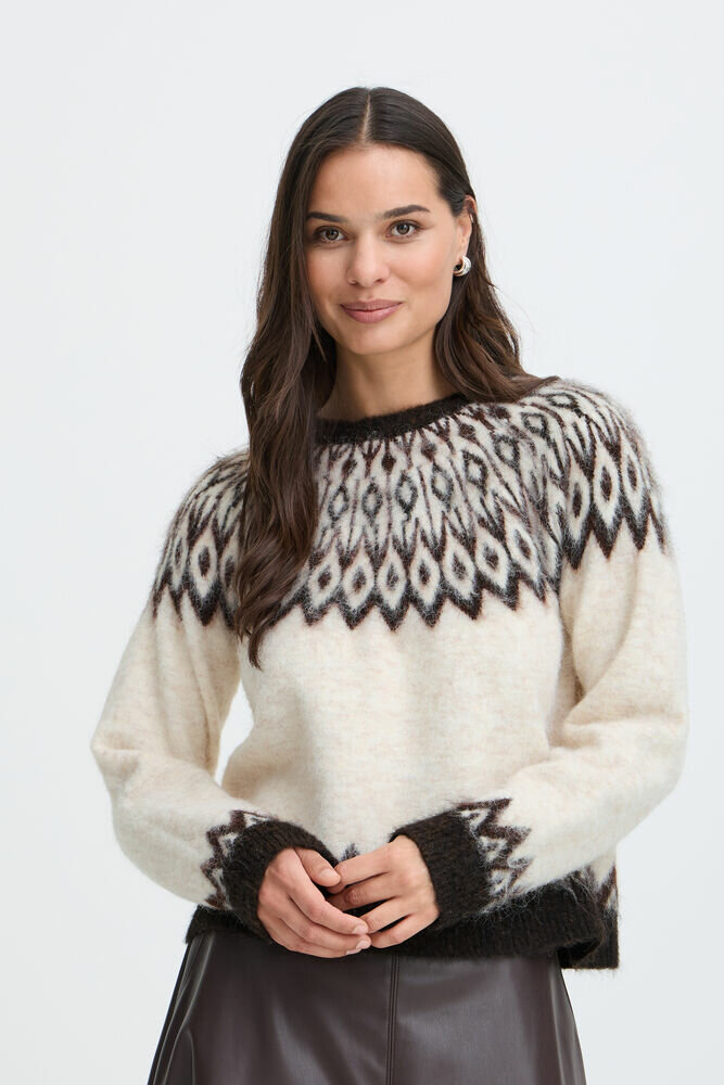 B-Young Fair Island Knit | Birch Java
