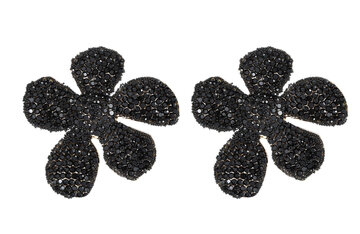 KN Oorknopjes I Sparkle black