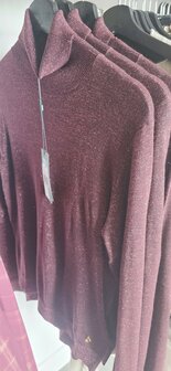 Mexx Feminine turtleneck sparkle I Dark Red