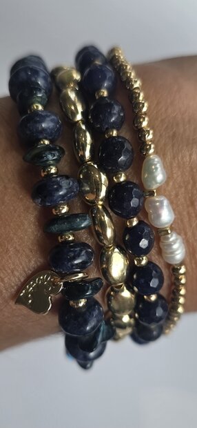 KN Armband 4delig I Dark Bleu