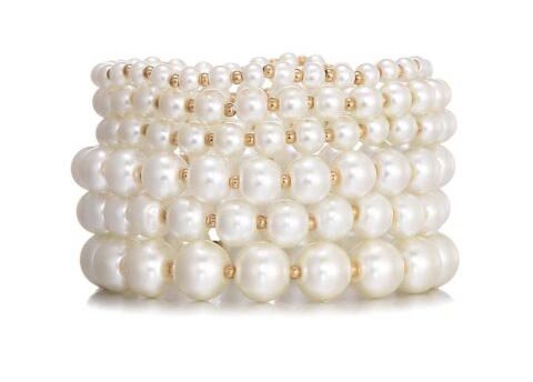 KN Armband 6delig I White Gold