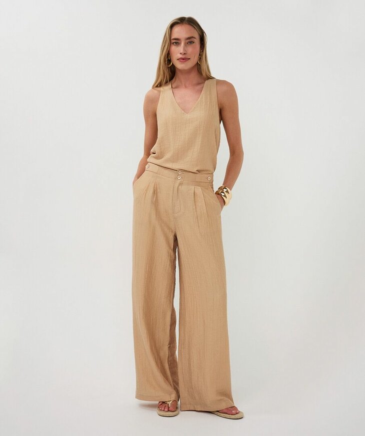 Esqualo Singlet knit I Natural