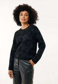 Mexx Fashion Sequins knit crewneck I Black