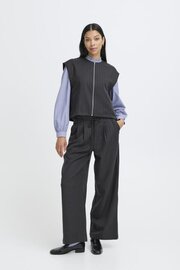 B-Young  BYXDAYO Trousers I DARK GREY PINSTRIPES