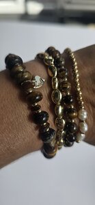 KN Armband 4delig I Caramel